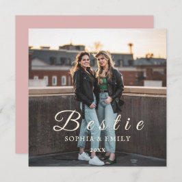 Bestie Collage Foto Einladung - Namen und Jahr