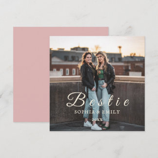 Bestie Collage Foto Einladung - Namen und Jahr
