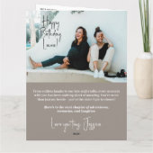 Bestie Custom Birthday Magazine Grußkarte Karte (Rückseite)