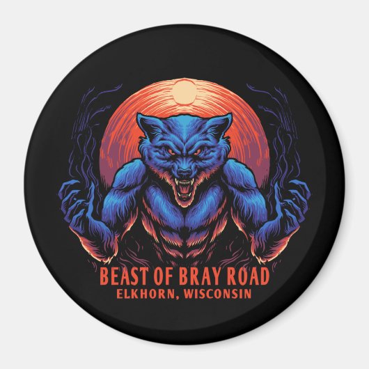Bestie der Kreatur der Bray Road Magnet (Vorne)