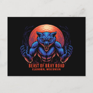 Bestie der Kreatur der Bray Road Postkarte