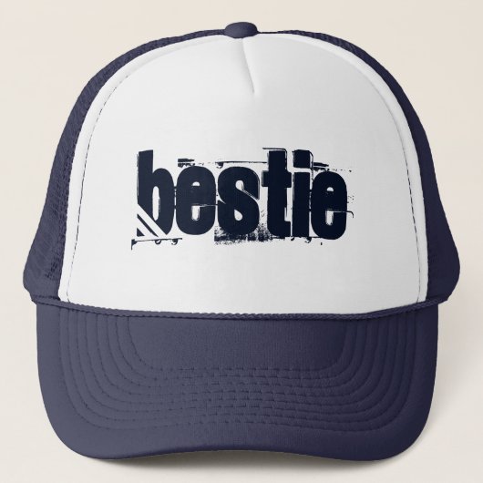 bestie Fernlastfahrer-Hut Truckerkappe (Vorderseite)