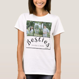 Bestie Forever! 3-Foto Collage Women's T - Shirt