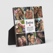 Bestie Foto Collage | Süßes Angebot Fotoplatte (Vorderseite)