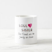 bestie Geschenk-Tasse für meine Soulschwester Kaffeetasse (Mittel)