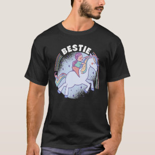 Bestie Graphic Horse Lover Reitpferde T-Shirt