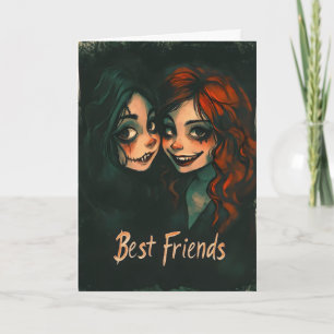 Bestie-Horror-Monster Feiertagskarte