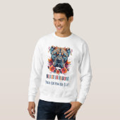 Bestie in Bloom - Cane Corso mit weiblicher Touch Sweatshirt (Vorne ganz)