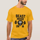 Bestie Mode On - Fierce Lion Gym Motivation T-Shir T-Shirt (Vorderseite)