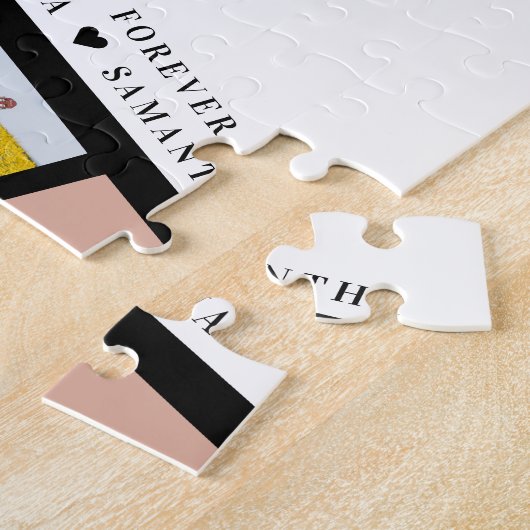 Bestie | Modern 8 Photo Film Strip Collage Puzzle (Seite)