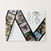 Bestie | Modern 8 Photo Film Strip Collage Puzzle (Horizontal)