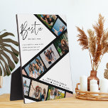 Bestie | Moderne 8-Foto Filmstreifen - Collage Fotoplatte<br><div class="desc">Ein besonderes und unvergessliches Foto-Collage-Geschenk für Ihre besten Freunde. Dieses Design verfügt über ein 8-Foto-Filmstreifen-Layout, mit dem Sie Ihre eigenen Fotos mit den besten Freunden anzeigen können. "Bestie" ist in einer stilvollen Schrift geschrieben und mit der Definition eines besten Freundes angepasst. Schicken Sie ein unvergessliches und besonderes Geschenk an Ihre...</div>