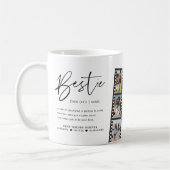 Bestie | Moderne 8-Foto Filmstreifen - Collage Kaffeetasse (Links)