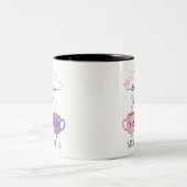 Bestie Mug: Best-Tea Mug, Personalized Zweifarbige Tasse (Mittel)