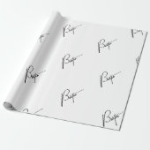 Bestie" Niedlich & Fun Geschenkpapier für Freunde (Ungerollt)