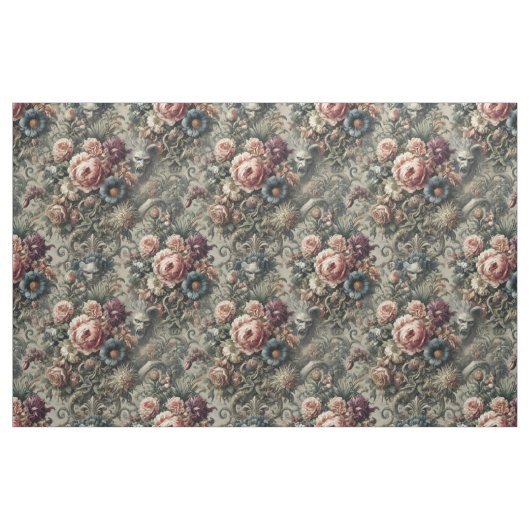 Bestie of the Interstice - Gothic Statement Tile Stoff (Fat Quarter (45,7 x 55,9 cm))