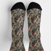 Bestie of the Interstice - Gotische Tapestry Socken (Oben)