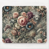 Bestie of the Interstice - Gotisches Blumendesign Mousepad (Vorne)