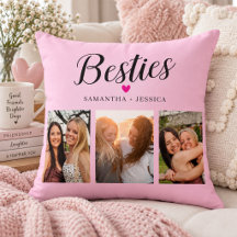 BESTIE Rosa Fotocollage & Namen