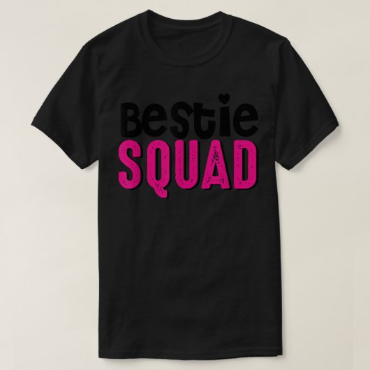 Bestie Squad Best Friend BESTE FREUNDIN Matching C T-Shirt (Design vorne)