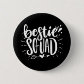 Bestie Squad BFF Best Friend Lettering Quote Tote Button (Vorderseite)