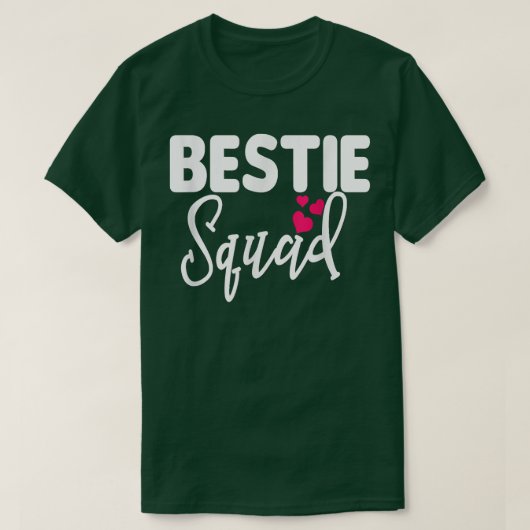 Bestie Squad Matching BESTE FREUNDIN Friend Crew H T-Shirt (Design vorne)