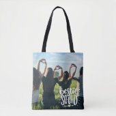 Bestie Squad Personalisiertes Foto BESTE FREUNDIN Tasche (Vorderseite)