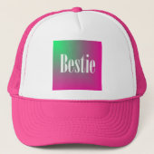Bestie Trucker Hat Truckerkappe (Vorderseite)