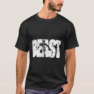 Bestie Workout-Kleidung Gym Aktivbekleidung Fitnes T-Shirt