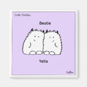 Bestie Yetis wenig Niddles Magnet