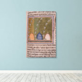 Bestien Drei gekrümmte Linien Leinwanddruck (Insitu (Holzboden))