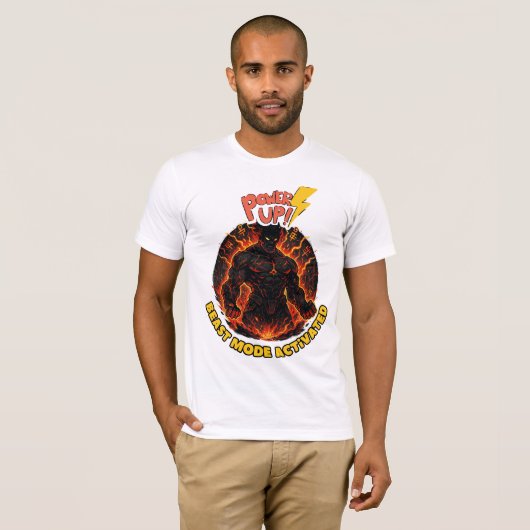 Bestienmodus aktiviert T-Shirt (Vorne ganz)