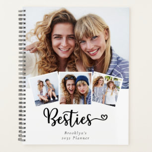 Besties 4 Foto Collage Bester Freund Planer