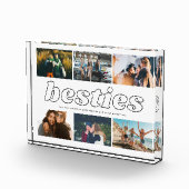 Besties Best Friend Quote Foto Collage (Rechts)