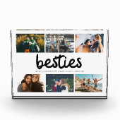 Besties Best Friend Quote Foto Collage (Vorderseite)