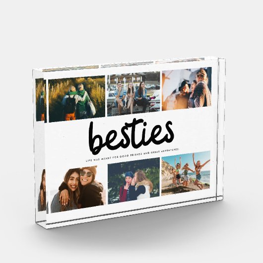 Besties Best Friend Quote Foto Collage (Links)