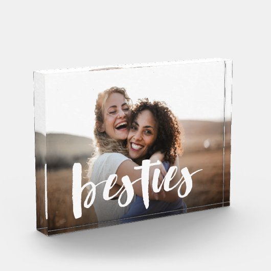 Besties | Best Friend Script Overlay Fotoblock (Links)