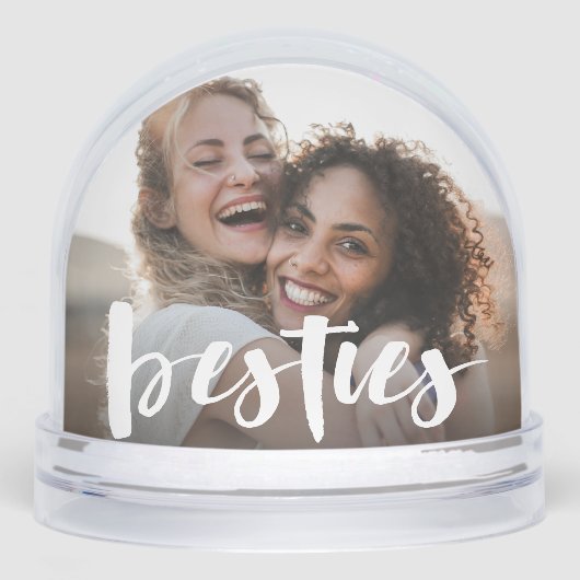 Besties | Best Friend Script Overlay Schneekugeln (Vorderseite)