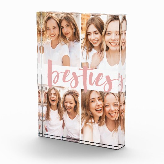 Besties | Best Friends Custom Collage Foto Block (Rechts)