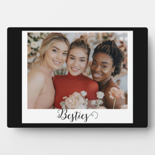 Besties Best Friends Foto Fotoplatte