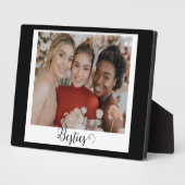 Besties Best Friends Foto Fotoplatte (Seite)