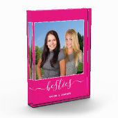 Besties Best Friends Hot Pink Script Names Foto (Links)