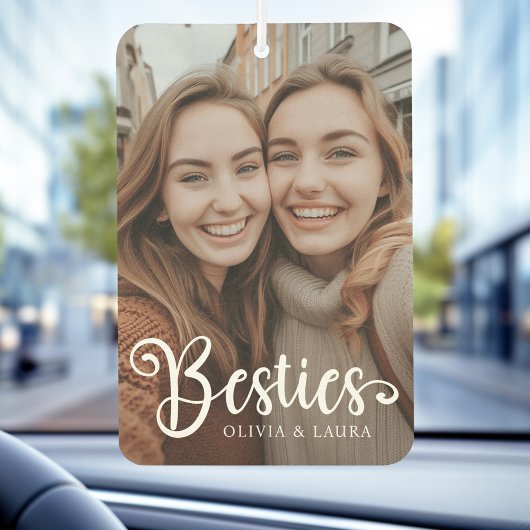 Besties best friends individuellen Namens Foto Autolufterfrischer