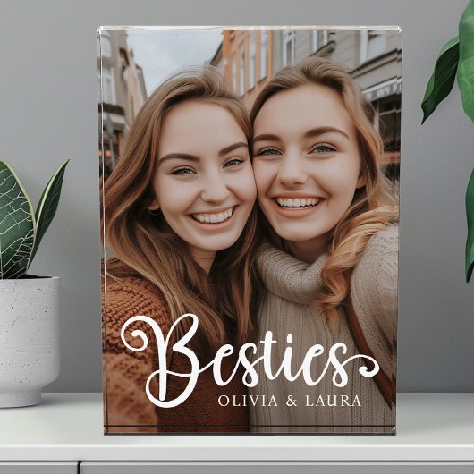 Besties best friends individuellen Namens Foto Blo