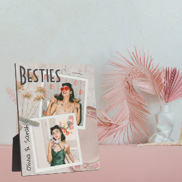 Besties best friends individuellen Namens Foto Fotoplatte