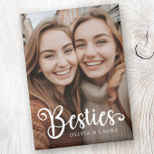 Besties best friends individuellen Namens Foto Magnet