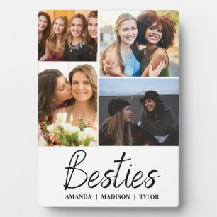 Besties Best Friends Personalisiert Names Foto Fotoplatte