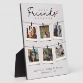 Besties Best Friends Personalized Gift Photo Fotoplatte (Seite)