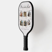 Besties Best Friends Personalized Gift Photo Pickleball Schläger (Links)