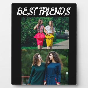 BESTIES BESTE FREUNDE FOTO COLLAGE SCHILD FOTOPLATTE